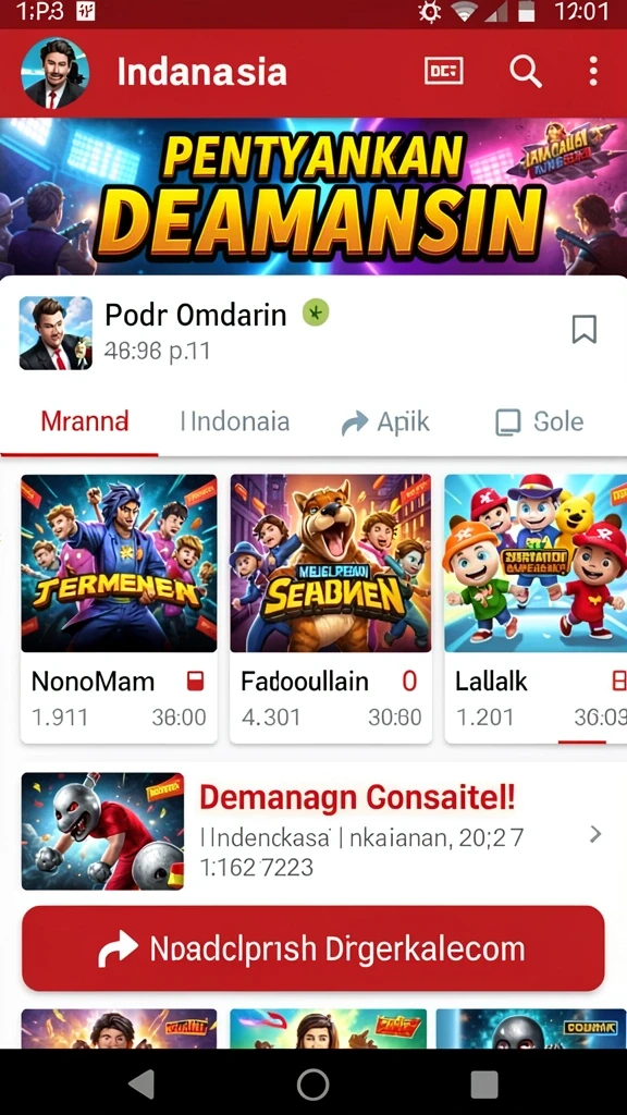 Tampilan grafis menawan saat bermain.