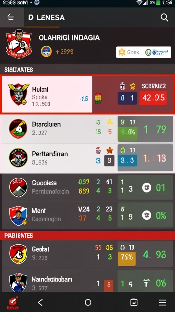 Tampilan menu utama yang intuitif dan menarik.