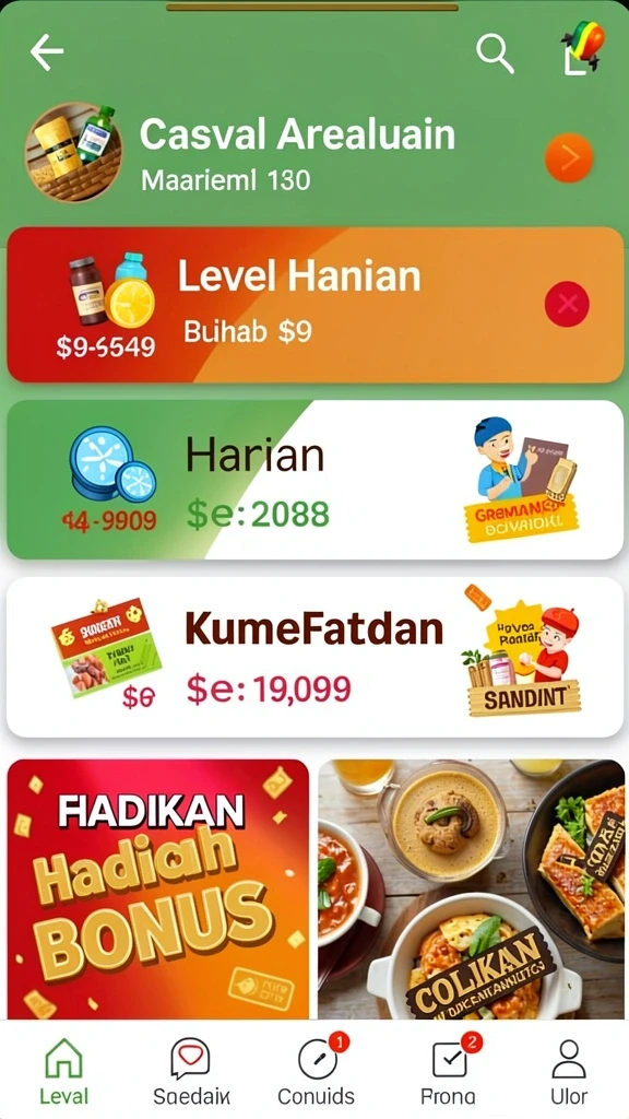 Tampilan awal aplikasi <strong>88MAIN</strong> yang menawan.