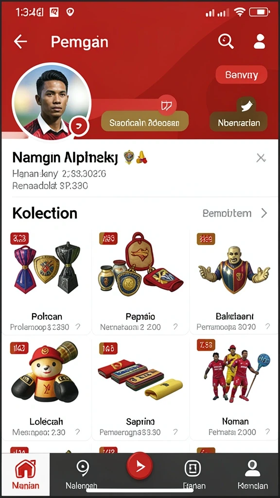 Karakter unik yang dapat dipilih dalam game.