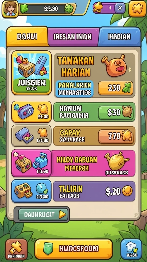 Fitur multiplayer yang memungkinkan bermain dengan teman.