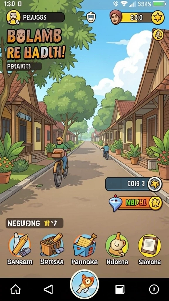 Tampilan grafis yang menarik dan modern.