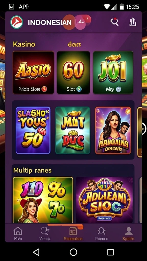 Beragam tema permainan slot yang seru.