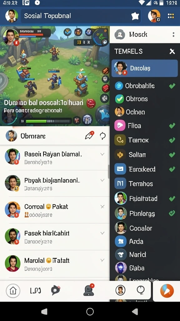 Fitur interaksi antar pemain yang menyenangkan.