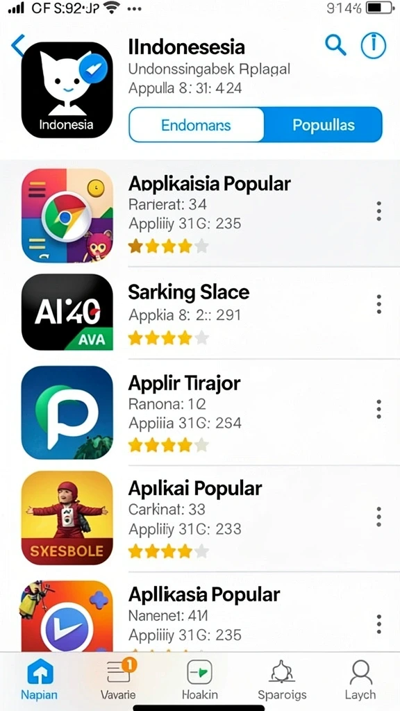 Tampilan layar utama aplikasi CU888 yang menawan.