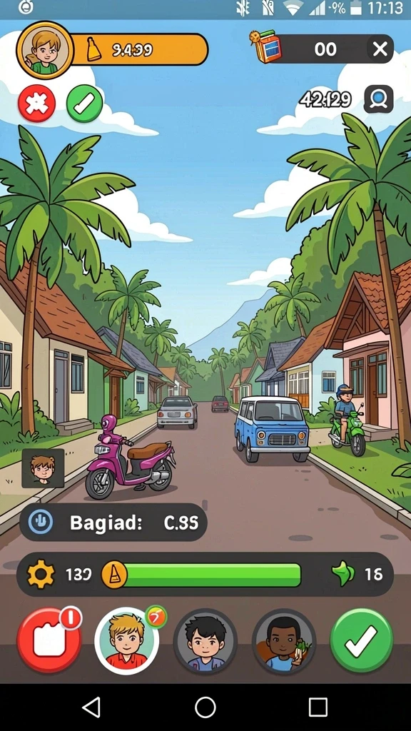 Tampilan antarmuka yang modern dan menarik.