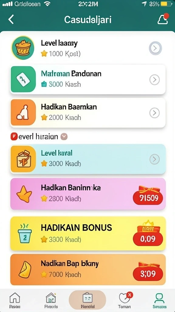 Tampilan antarmuka pengguna yang intuitif.