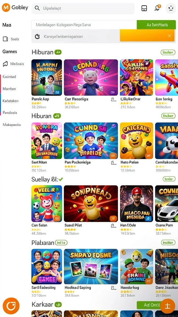 Screenshot menunjukkan karakter utama dalam aksi.