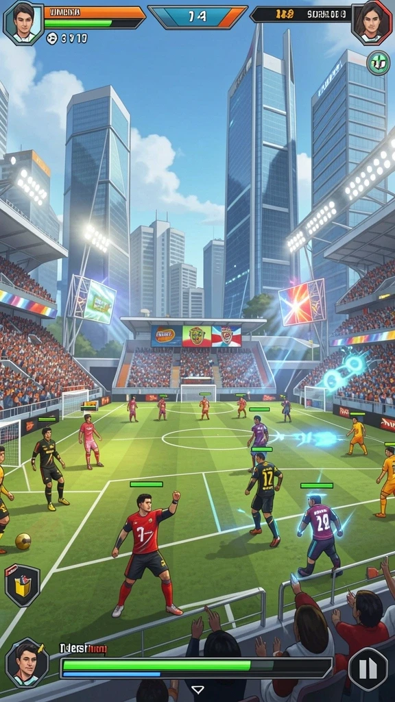 Karakter unik dan penuh warna dalam game.
