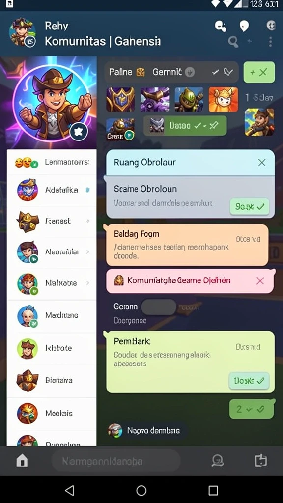 Grafis warna-warni yang memikat dan detail yang menakjubkan.