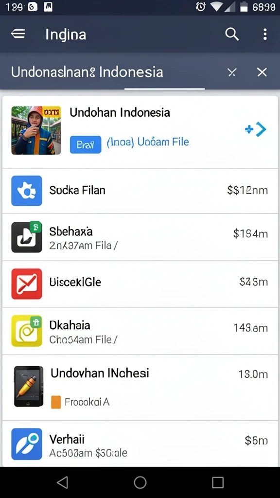 Tampilan awal game yang menarik dan informatif.