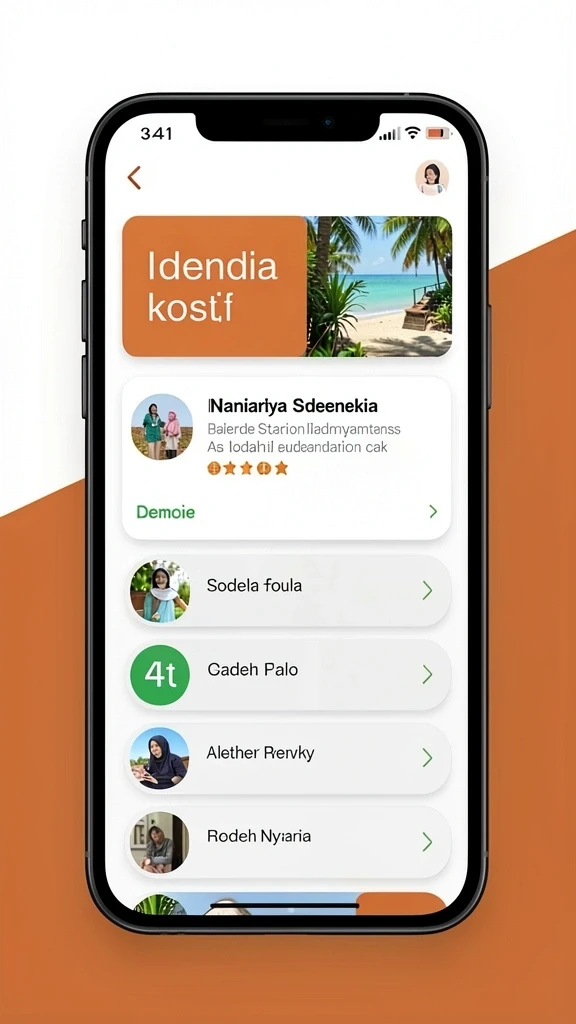 Tampilan awal yang menarik dan intuitif.