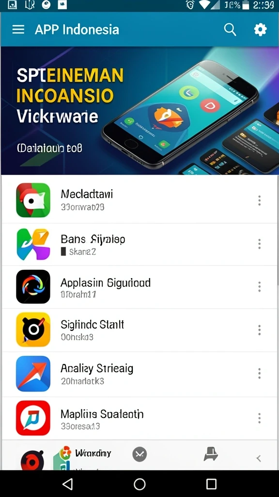 Tangkapan layar antarmuka pengguna yang menarik.