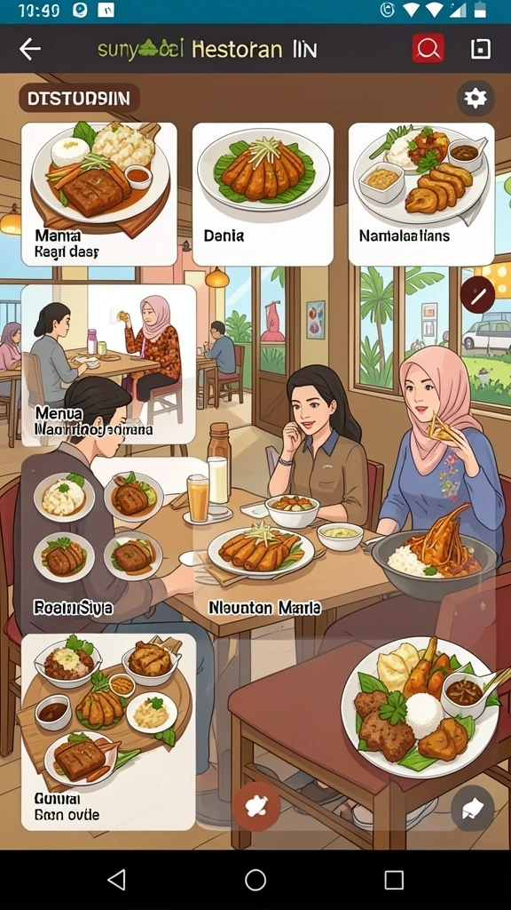 Tampilan antarmuka yang menarik dan user-friendly.