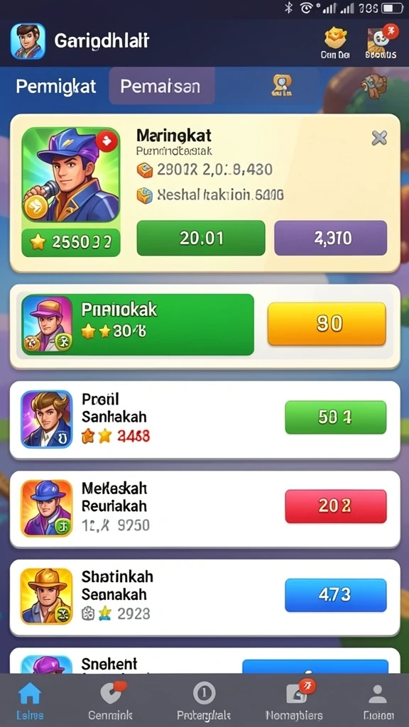 Mode permainan yang bervariasi dan penuh tantangan.