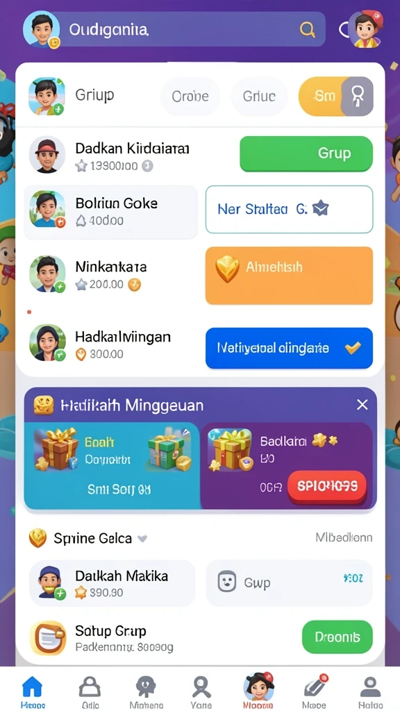 Fitur notifikasi untuk update hasil undian.