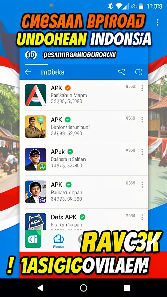 Tampilan menu utama yang menarik dan mudah dinavigasi.