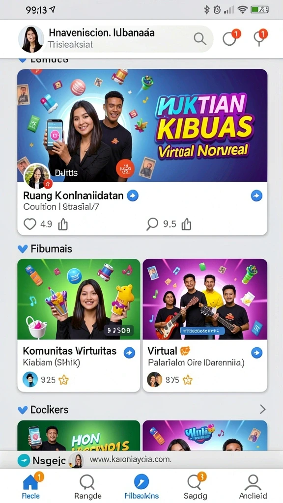 Fitur upgrade karakter yang menarik dan interaktif.
