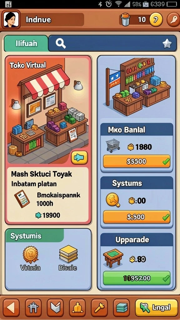 Screenshot menunjukkan karakter utama dalam aksi berani.