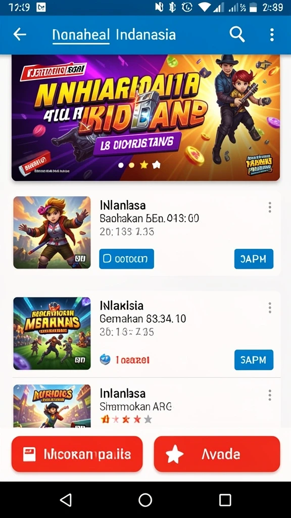 Tampilan awal yang memukau dengan karakter yang menawan.