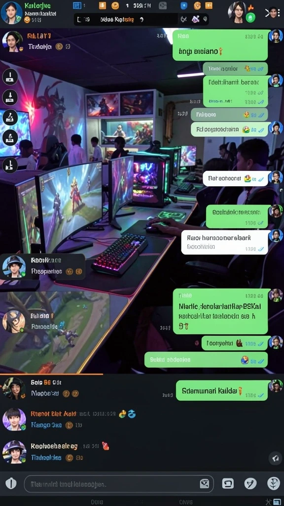 Tangkapan layar menampilkan gameplay seru SARANG777.