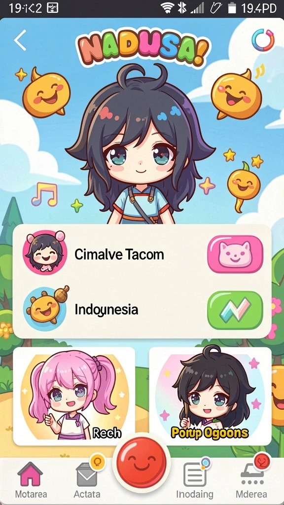 Tampilan utama yang menarik dengan berbagai pilihan slot.