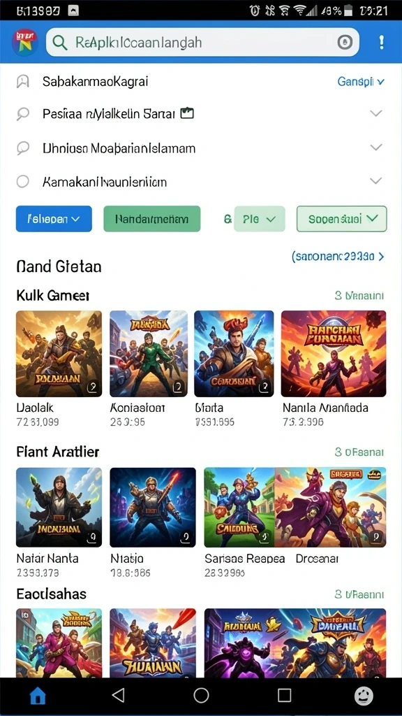 Tampilan antarmuka yang modern dan menarik.