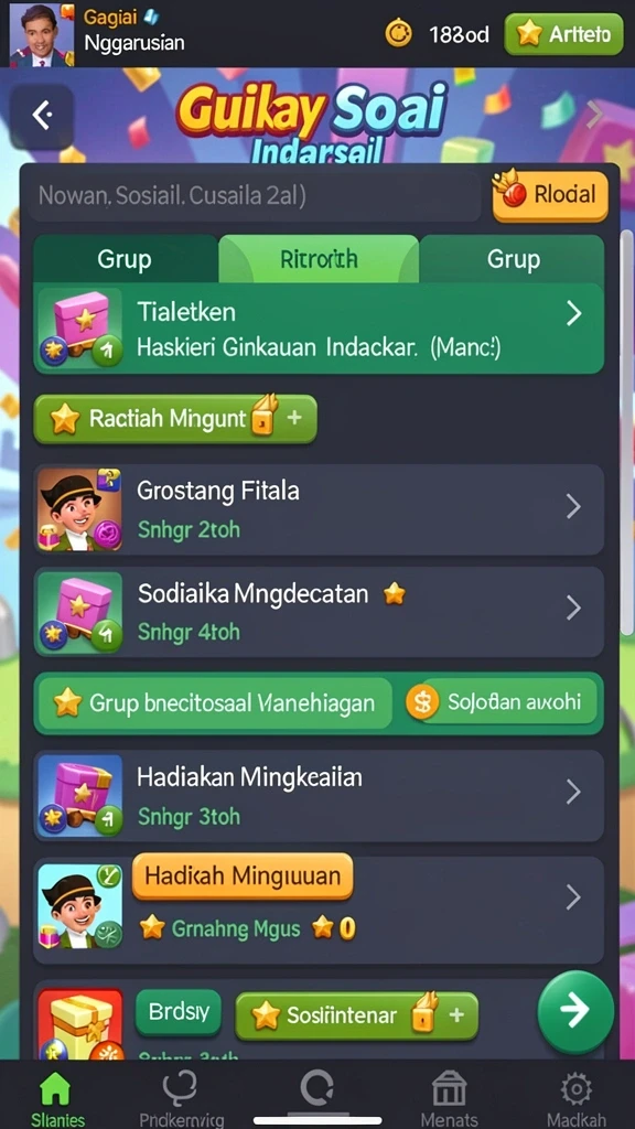 Tangkapan layar menunjukkan pemandangan indah dalam game.