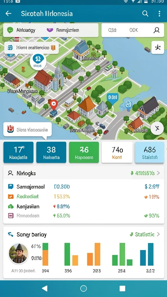 Aksi seru dalam pertarungan melawan monster.